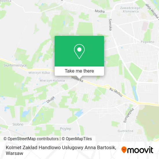 Kolmet Zakład Handlowo Usługowy Anna Bartosik map