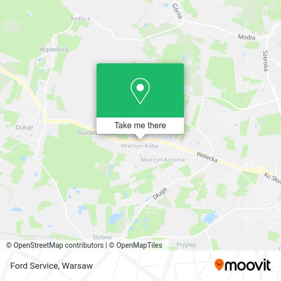 Ford Service map