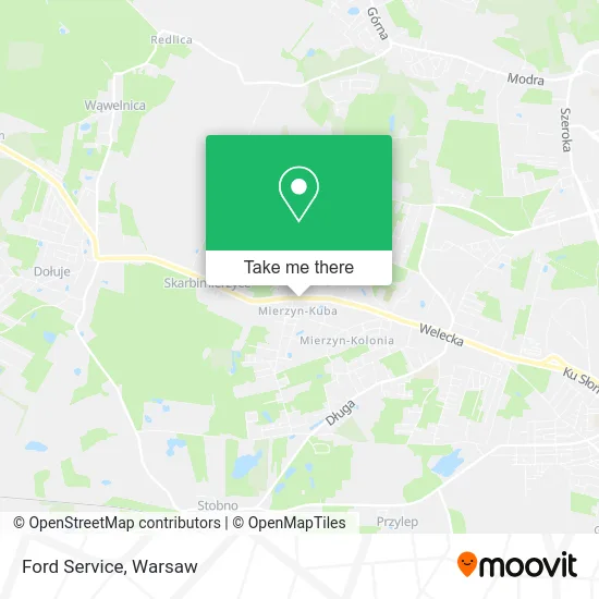Карта Ford Service