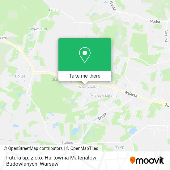 Futura sp. z o.o. Hurtownia Materiałów Budowlanych map