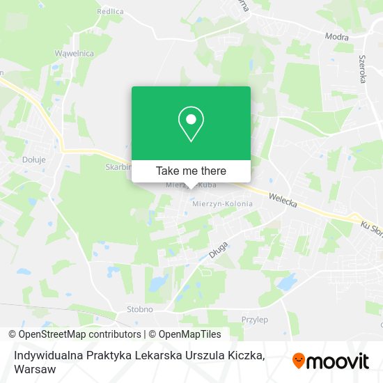 Indywidualna Praktyka Lekarska Urszula Kiczka map