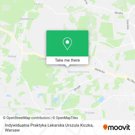 Indywidualna Praktyka Lekarska Urszula Kiczka map