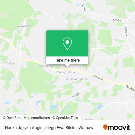 Nauka Języka Angielskiego Ewa Bilska map