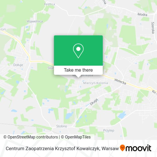 Centrum Zaopatrzenia Krzysztof Kowalczyk map