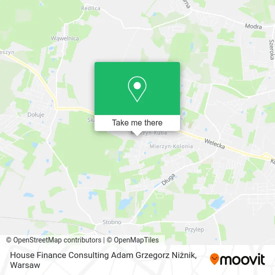 House Finance Consulting Adam Grzegorz Niżnik map