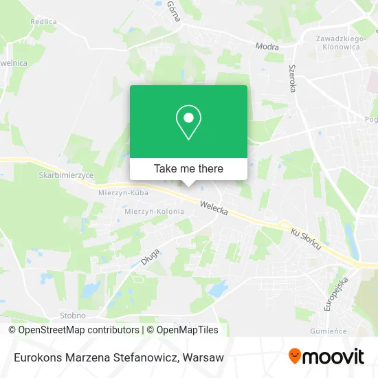 Eurokons Marzena Stefanowicz map