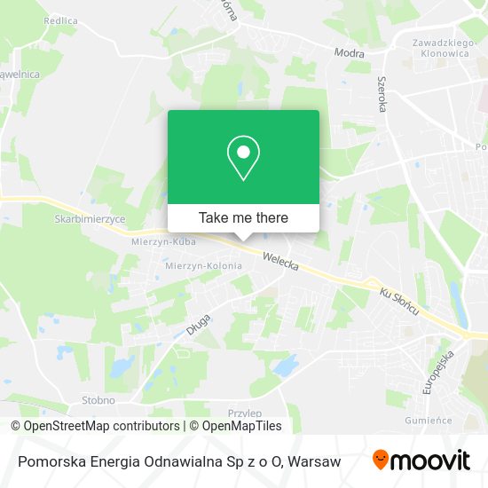 Pomorska Energia Odnawialna Sp z o O map