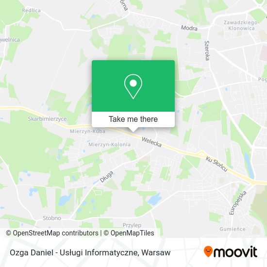 Ozga Daniel - Usługi Informatyczne map