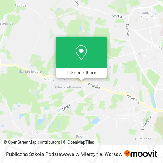 Publiczna Szkoła Podstawowa w Mierzynie map
