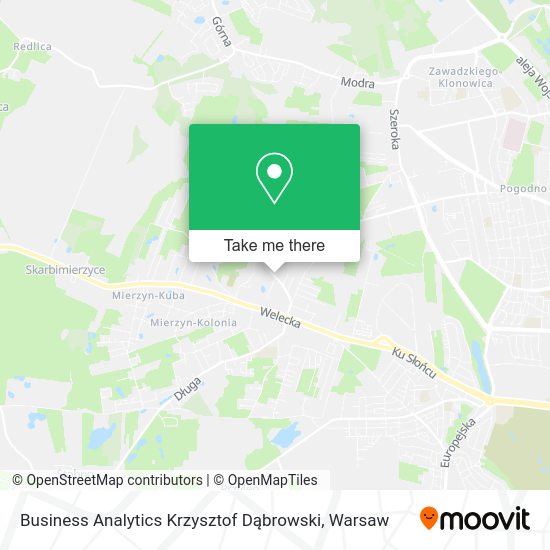 Карта Business Analytics Krzysztof Dąbrowski