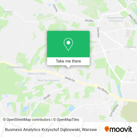 Business Analytics Krzysztof Dąbrowski map