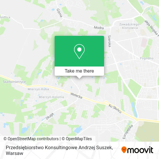 Przedsiębiorstwo Konsultingowe Andrzej Suszek map