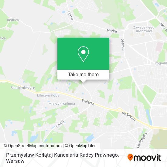 Przemysław Kołłątaj Kancelaria Radcy Prawnego map