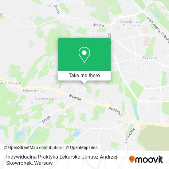 Indywidualna Praktyka Lekarska Janusz Andrzej Skowronek map