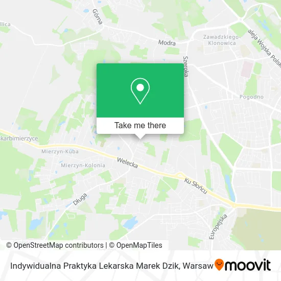 Indywidualna Praktyka Lekarska Marek Dzik map