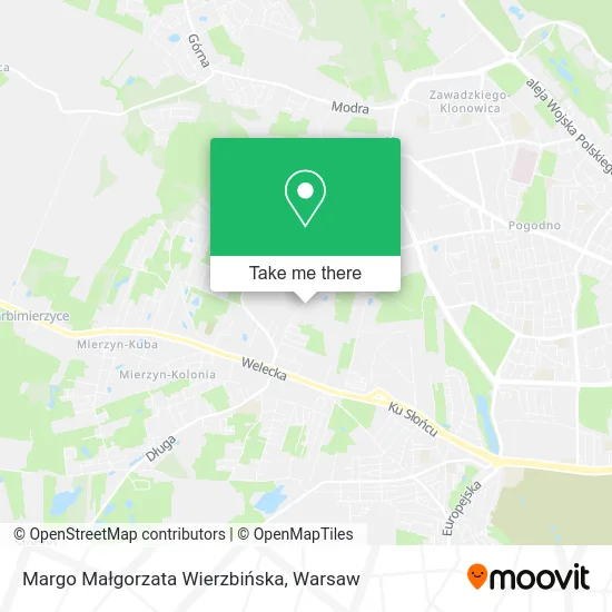 Margo Małgorzata Wierzbińska map