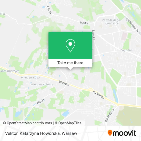 Vektor. Katarzyna Howorska map