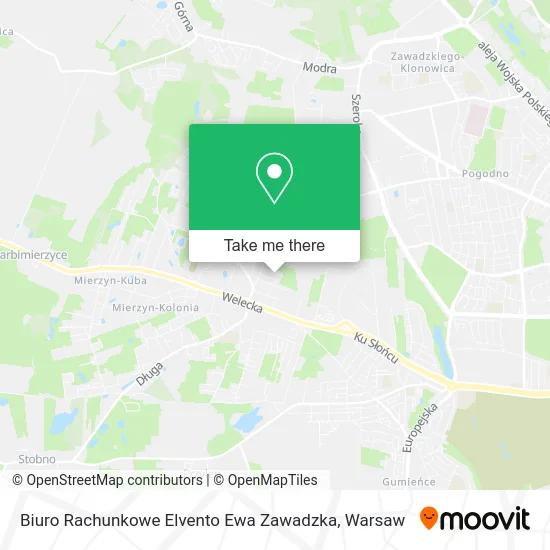 Biuro Rachunkowe Elvento Ewa Zawadzka map