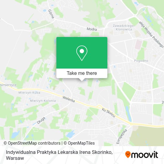 Indywidualna Praktyka Lekarska Irena Skorinko map