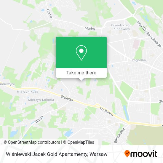 Wiśniewski Jacek Gold Apartamenty map