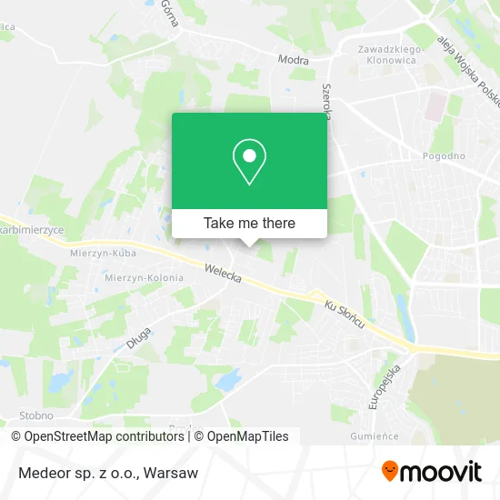 Medeor sp. z o.o. map