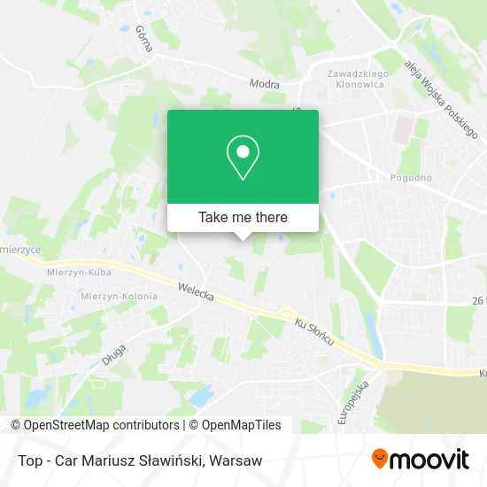 Top - Car Mariusz Sławiński map