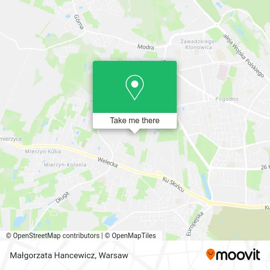Małgorzata Hancewicz map