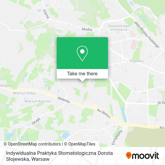 Indywidualna Praktyka Stomatologiczna Dorota Słojewska map