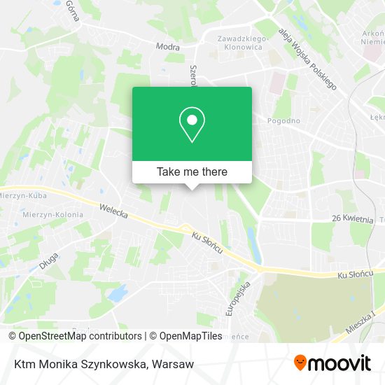 Ktm Monika Szynkowska map