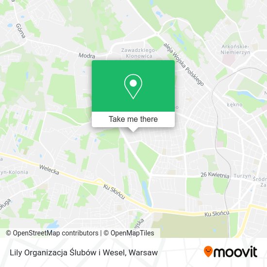 Lily Organizacja Ślubów i Wesel map