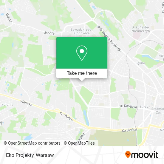 Карта Eko Projekty
