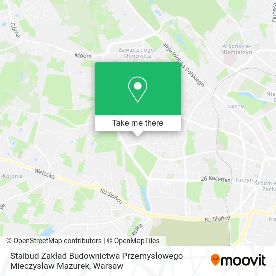 Stalbud Zakład Budownictwa Przemysłowego Mieczysław Mazurek map