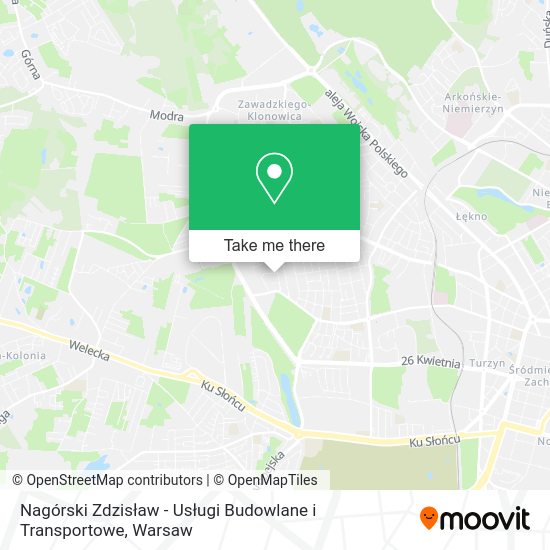 Nagórski Zdzisław - Usługi Budowlane i Transportowe map