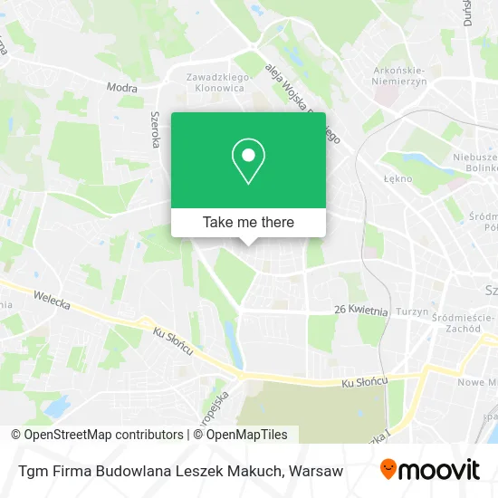 Tgm Firma Budowlana Leszek Makuch map