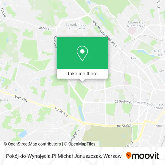 Pokój-do-Wynajęcia.Pl Michał Januszczak map