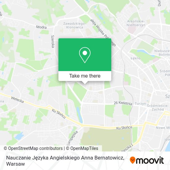 Nauczanie Języka Angielskiego Anna Bernatowicz map