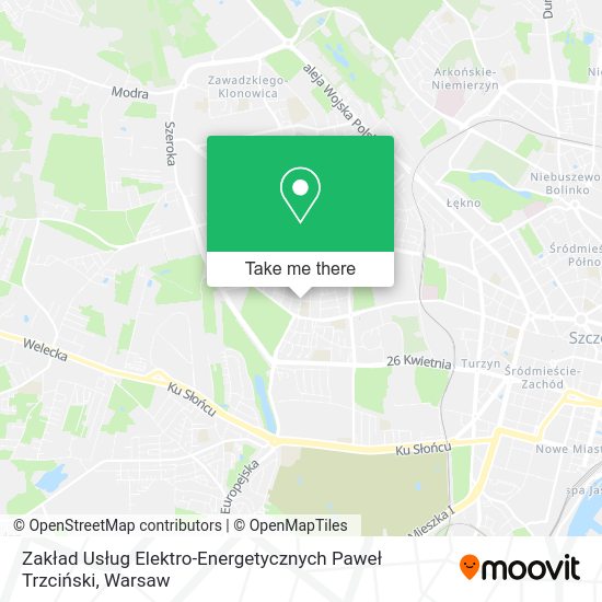 Zakład Usług Elektro-Energetycznych Paweł Trzciński map