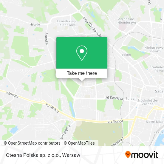 Карта Otesha Polska sp. z o.o.