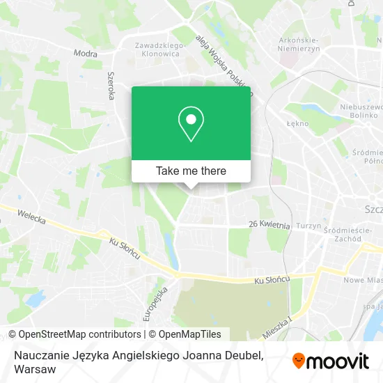 Nauczanie Języka Angielskiego Joanna Deubel map