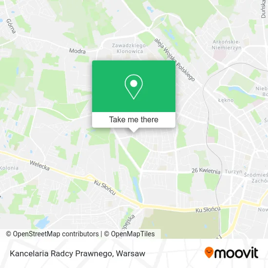 Карта Kancelaria Radcy Prawnego