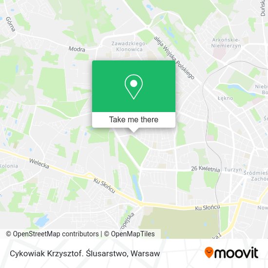 Cykowiak Krzysztof. Ślusarstwo map