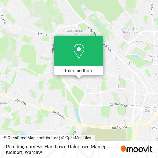 Przedsiębiorstwo Handlowo-Usługowe Maciej Kleibert map