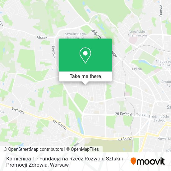 Kamienica 1 - Fundacja na Rzecz Rozwoju Sztuki i Promocji Zdrowia map