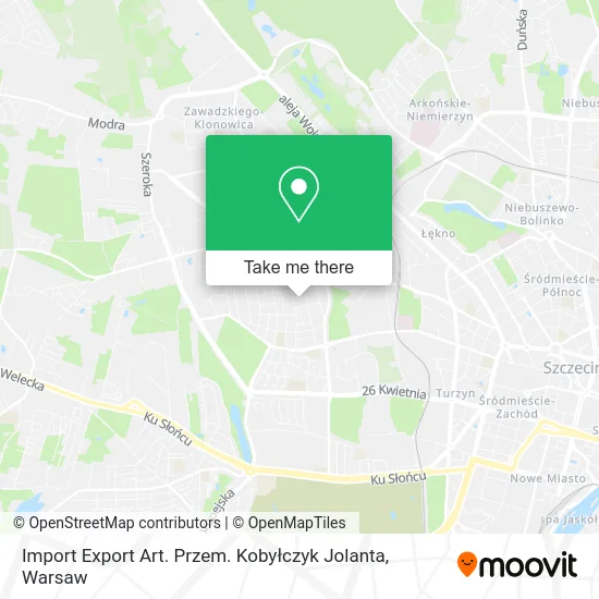 Import Export Art. Przem. Kobyłczyk Jolanta map