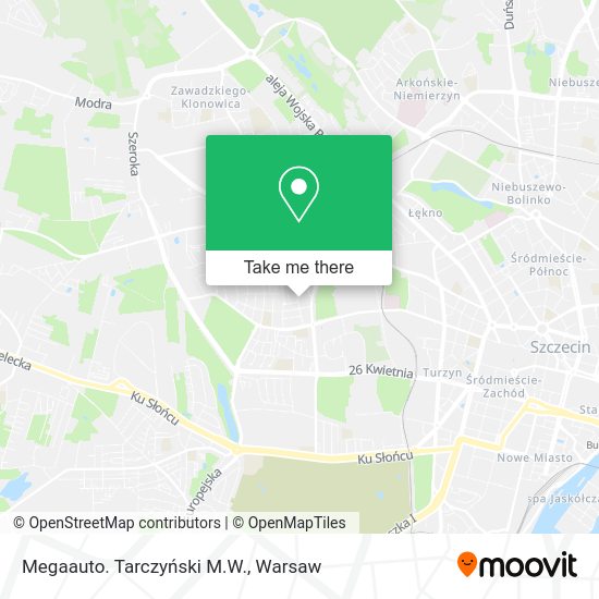 Megaauto. Tarczyński M.W. map