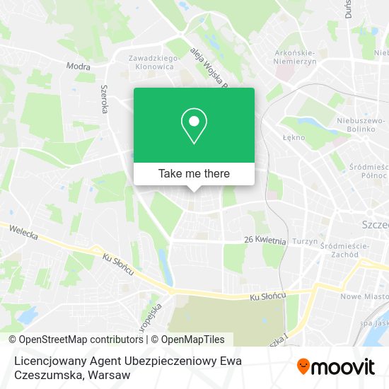 Licencjowany Agent Ubezpieczeniowy Ewa Czeszumska map