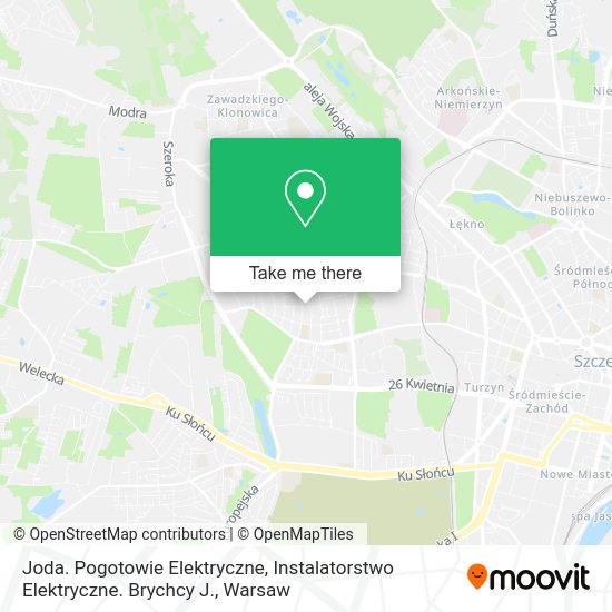 Joda. Pogotowie Elektryczne, Instalatorstwo Elektryczne. Brychcy J. map