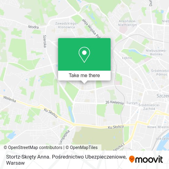 Stortz-Skręty Anna. Pośrednictwo Ubezpieczeniowe map