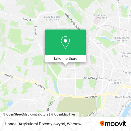 Карта Handel Artykulami Przemylowymi