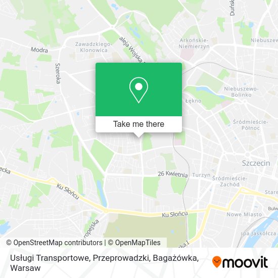 Usługi Transportowe, Przeprowadzki, Bagażówka map